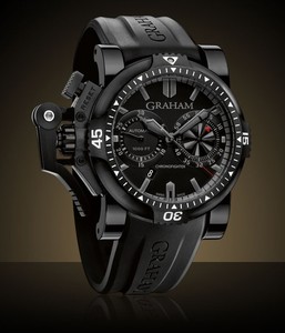 Graham Chronofighter Oversize Diver Deep Black (SS-PVD / Black / Rubber Strap) 2OVEB.B38A