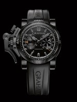 Graham Chronofighter Oversize Diver Deep Black with Orange Hands 2OVEB.B40A 2OVEB.B40A