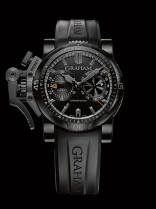 Graham Chronofighter Oversize Diver Deep Black with Orange Hands 2OVEB.B40A 2OVEB.B40A