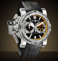 Graham Chronofighter Oversize Diver Turbo Steel (SS / Black-Yellow / Rubber Strap) 2OVES.B15A