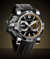 Graham Chronofighter Oversize Diver Turbo Tech (SS-PVD / Black-Yellow / Rubber) 2OVEV.B15A