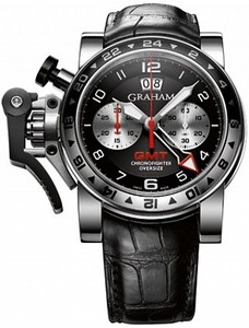 Graham Chronofighter Oversize GMT Black Steel 2OVGS.B39A 2OVGS.B39A
