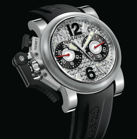 Graham Chronofighter Oversize "Stealth Silver" 2OVBS.S03A.K10B