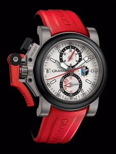 Graham Graham Referee White Dial ( Black PVD- Titanium/ White / Rubber) 2OVKK.S07A