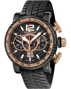 Graham Graham Silverstone Luffield GMT Gold (RG / Black / Rubber) 2BLAO.B05A.K47N