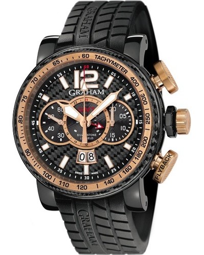 Graham Graham Silverstone Luffield GMT Gold (RG / Black / Rubber) 2BLAO.B05A.K47N