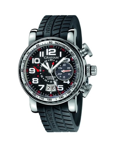 Graham Grand Silverstone Luffield Black (SS-Carbon / Black / Rubber) 2GSIUS.B05A.K07B
