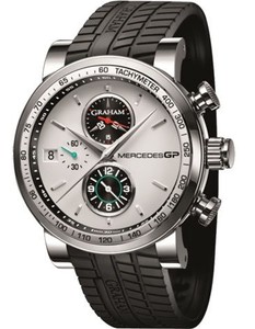 Graham Mercedes GP Silverstone (SS / White / Rubber Strap) 2MEBS.S02A