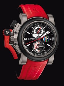 Graham Referee Black Dial ( Black PVD- Titanium/ Black / Rubber) 2OVKK.B36A
