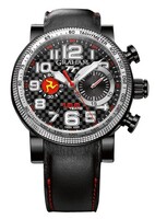 Graham Silverstone Tourist Trophy (SS-PVD / Black Carbon / Leather Strap) 2BLUV.B25R.