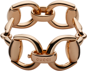 Браслет Gucci Horsebit Pink Gold Bracelet YBA133292001