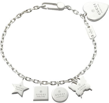 Браслет Gucci Silver Trademark Bracelet YBA234199001
