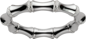 Браслет Gucci Bamboo White Gold Bracelet YBA246468001