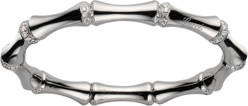 Браслет Gucci Bamboo White Gold Bracelet YBA246473001