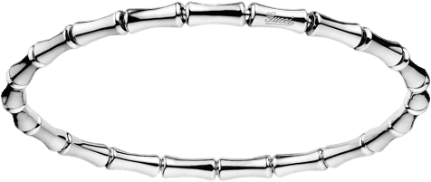 Браслет Gucci Bamboo White Gold Bracelet YBA284730002