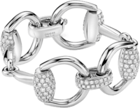 Браслет Gucci Horsebit White Gold Bracelet YBA305808001