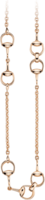 Ожерелье Gucci Horsebit Pink Gold Necklace YBB153327002