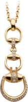 Ожерелье Gucci Horsebit Yellow Gold Necklace YBB170846001