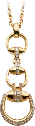 Ожерелье Gucci Horsebit Yellow Gold Necklace YBB170846001