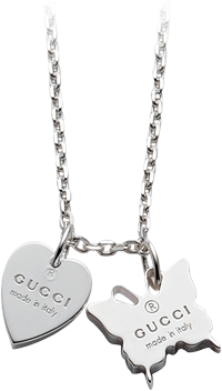 Ожерелье Gucci Silver Trademark Necklace YBB223983001