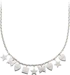 Ожерелье Gucci Silver Trademark Necklace YBB233890001