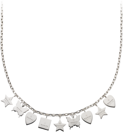 Ожерелье Gucci Silver Trademark Necklace YBB233890001