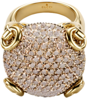 Кольцо Gucci Horsebit Cocktail Ring YBC160449002