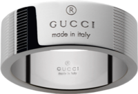 Кольцо Gucci Silver Trademark Stripes Ring YBC163179001