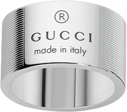 Кольцо Gucci Silver Trademark Stripes Ring YBC163197001