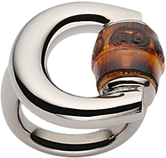Кольцо Gucci Bamboo Silver Ring YBC236056001