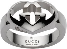 Кольцо Gucci Silver Love Britt Ring YBC246489001