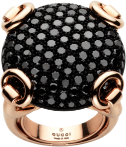 Кольцо Gucci Horsebit Pink Gold Ring YBC272820001