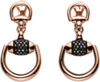 Серьги Gucci Horsebit Pink Gold Earrings YBD272888001