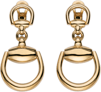 Серьги Gucci Horsebit Yellow Gold Earrings YBD286655002