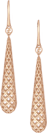 Серьги Gucci Diamantissima Pink Gold Earrings YBD298161002