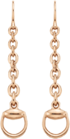 Серьги Gucci Horsebit Pink Gold Earrings YBD325813002