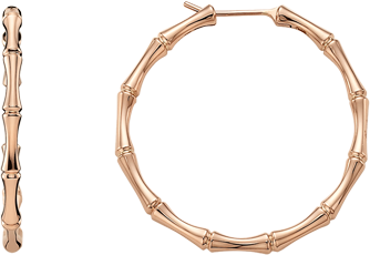Серьги Gucci Bamboo Pink Gold Earrings YBD325819002