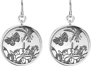 Серьги Gucci Flora Silver Earrings YBD325908001