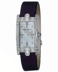 Harry Winston Avenue C (WG-Baguettes / MOP / Satin) 330 / LQWL.M3 / BD