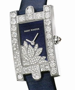 Harry Winston Avenue Classic ( WG-Diamonds / Blue-Diamonds / Satin) 310 / LQWL.BDC / D3.1C