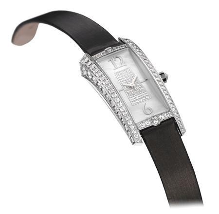 Harry Winston Avenue Traffic ( WG- Diamonds / MOP-Diamonds / Leather) 340 / LQWL.MD / 00