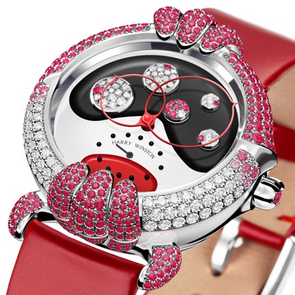 Harry Winston Diane ( WG- Rubies-Diamonds / Rubies- Diamonds / Satin) 526 / LMMRWL.K / D3.IR