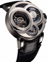 Harry Winston Histoire de Tourbillon 2 (WG / Opaline Black / Leather Strap) 500 / MMT48WL.K