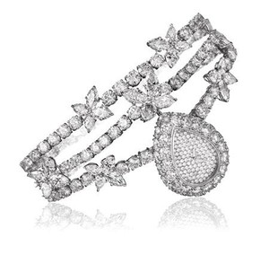 Harry Winston Jewels That Tell Time Marquesa Diamond Drop (Platinum-Diamond) 512 / LQPP.MD / 01