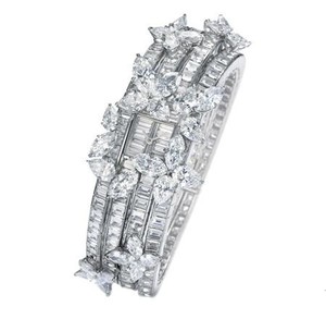 Harry Winston Jewels That Tell Time Marquesa Envol (Platinum-Diamond) 513 / LQPP.MD / 01