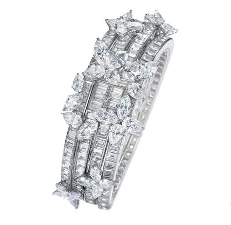 Harry Winston Jewels That Tell Time Marquesa Envol (Platinum-Diamond) 513 / LQPP.MD / 01