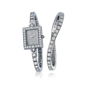 Harry Winston Jewels That Tell Time Semira Twirl (Diamond Bracelet) 710 / LQWW03.D / D3 / D3