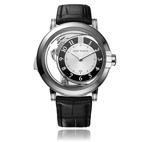 Harry Winston Midnight Minute Repeater (WG / Open / Leather Strap) 450 / MMMR42WL.W1