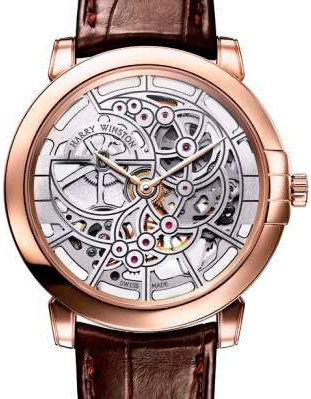 Harry Winston Midnight Skeleton 450 / MAS42RL.W