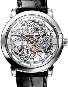 Harry Winston Midnight Skeleton 450 / MAS42WL.W